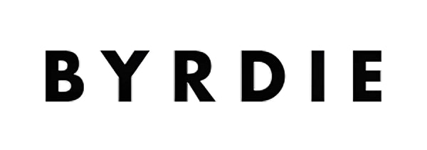 Byrdie logo in bold black letters