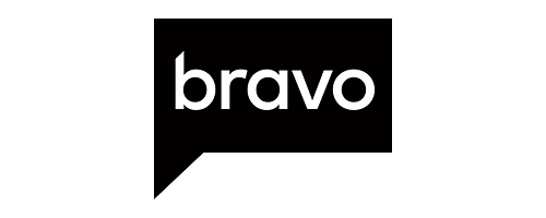 Bravo logo in a speech bubble design